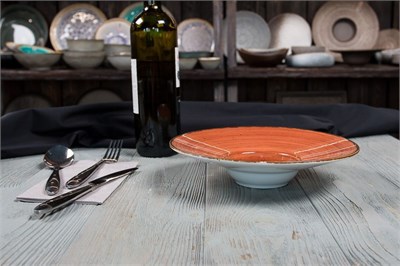 Тарелка для пасты/супа/салата Fusion Brown Shore 100 мл, 23 см, P.L. Proff Cuisine 81223197