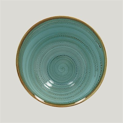 Ассиметричная тарелка RAK Porcelain Twirl Lagoon 650 мл, 22*9 см 81220510