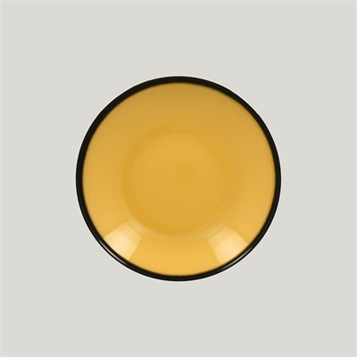Тарелка-салатник RAK Porcelain LEA Yellow 26 см, высота 5 см, 1,2 л (желтый цвет) 81223403