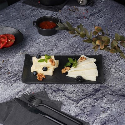 Блюдо для подачи  Black Raw Steller 26*15*1,6 см, P.L. Proff Cuisine 81223453