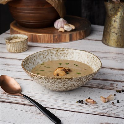 Салатник d=18 h=5 см, 600 мл, "Brown Spider Silk" / "Stockholm" P.L.-ProffCuisine 81223918