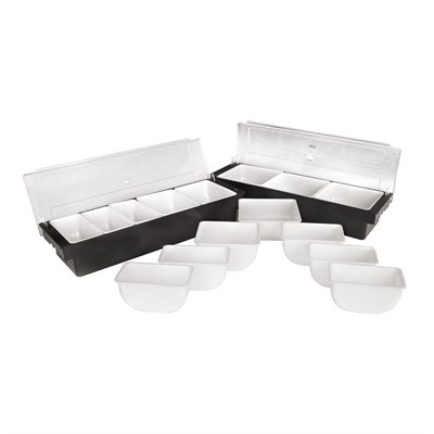 Контейнер для фруктов, 5 отделений,пластиковый корпус  P.L. - BarWare 90000045