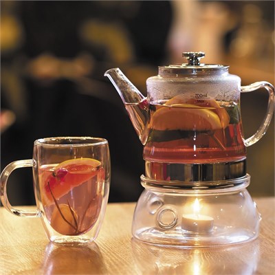 Чайник стеклянный с металлическим ситом 1,8 л, P.L. 81200555
