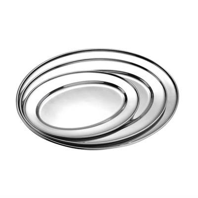 Блюдо металлическое овальное 55 см, P.L. Proff Cuisine 95001024