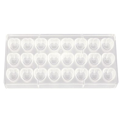 Форма для шоколада "Сердце" 24 ячейки 27*26*17 мм, P.L. Proff Cuisine 73024142