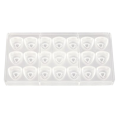 Форма для шоколада "Треугольник" 21 ячейка 28*20 мм, поликарбонат, P.L. Proff Cuisine 73038016