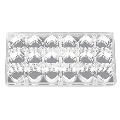 Форма для шоколада на магнитах "Сердце" 18 ячеек 32*29*15 мм, P.L. Proff Cuisine 73038064