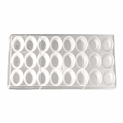 Пластиковая форма "Овал" 24 ячейки 35*25*19 мм, P.L. Proff Cuisine 81270025