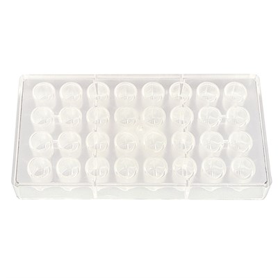 Пластиковая форма "Круг" 32 ячейки 21*28 мм, P.L. Proff Cuisine 81270031