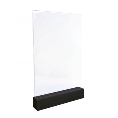 Тейбл тент А4 на дер.основ. 40х40 черный [04BA1005] кл027/1