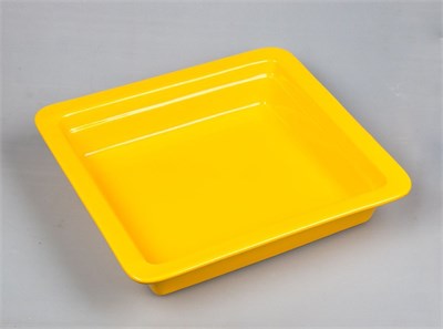 Гастроемкость 2/3-65 (35,5**32,5*6,5 см), жетлая, фарфор, P.L. Proff Cuisine 81243104