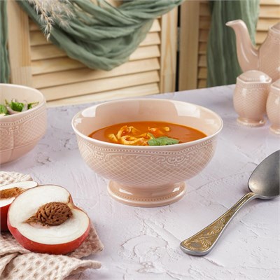 Салатник 15 см, фарфор,серия "Aristocrat-Peach Tea", Noble 81222246