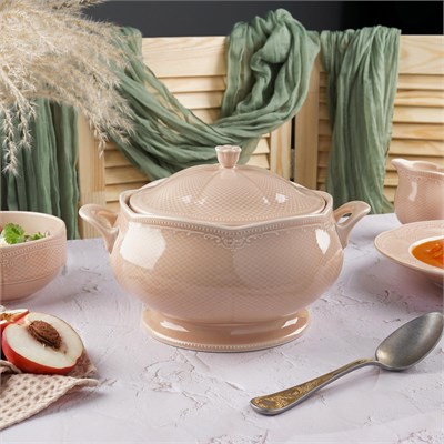 Супница 2200 мл, фарфор,серия "Aristocrat-Peach Tea", Noble 81222258