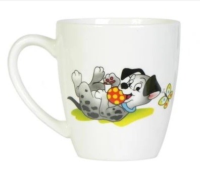 КРУЖКА 210 мл Озорные щенки фарфор глория 9530/1