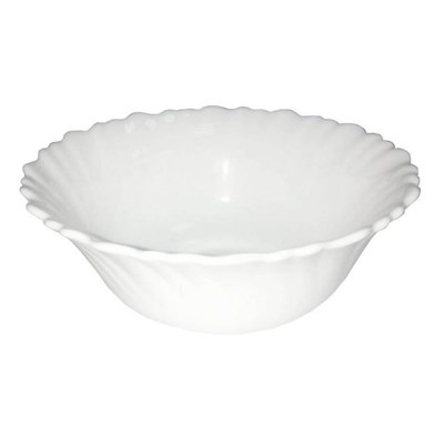 Салатник 12,5см 300 мл волнистый, стеклокерамика с049/1