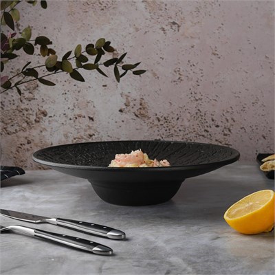 Тарелка для пасты,супа,салата d=27см, h=5,5см, 250 мл, серия "Black Raw Wood"  P.L. - ProffCuisine 81229868