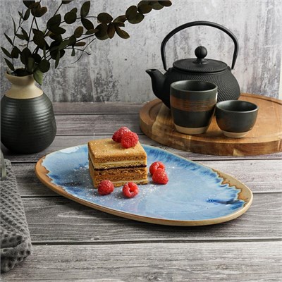 Блюдо для подачи 27.5*18*2.5 см, "Blue Panasia" P.L. Proff Cuisine 81221959