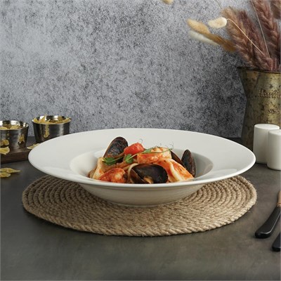 Тарелка глубокая 31см, 600мл  фарфор "NOBLE" серия "Fine Plus" 81229899