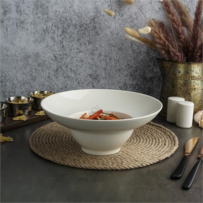 Тарелка для пасты,салата,супа 24см,420мл фарфор "NOBLE" серия "Fine Plus" 81229932