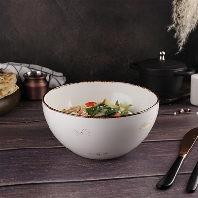 Салатник d=18 см, V=1300 мл, фарфор "NOBLE" серия "Grace" 81221679