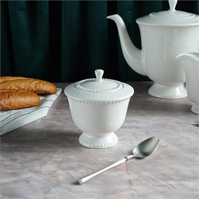 Сахарница d=10.2см, h=11.5см, v=270 мл,фарфор "NOBLE" серия "LUXE" 81222222