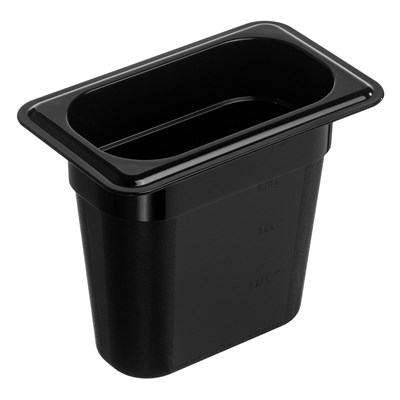 Гастроемкость 1/9 h=150 мм. 176*108 мм. 1 л. поликарб. черная GP /1/ 79724