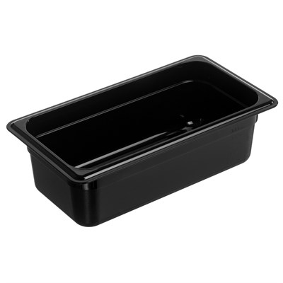 Гастроемкость 1/3 h=100 мм. 325*176 мм. 3,3 л. поликарб. черная GP /1/ 79651