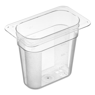 Гастроемкость 1/9 h=150 мм. 176*108 мм. 1 л. поликарб. прозрачная GP /1/ 79664