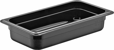 Гастроемкость 1/3 h= 65 мм. 325*176 мм. 2 л. поликарб. черная GP /1/ 79650
