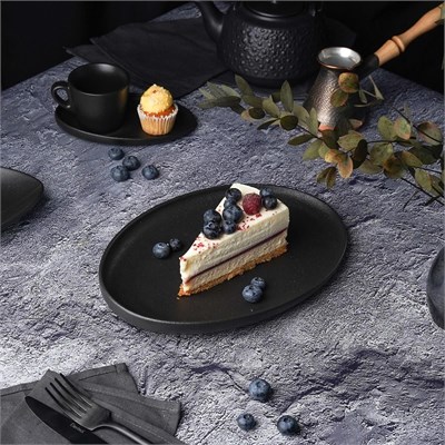 Тарелка  Black Raw Steller 26,8*19 см, P.L. Proff Cuisine 81223467