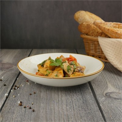 Тарелка,салатник d=21,5 см, h=4.5 см, 700 мл, фарфор,серия "Элеганс" "The Sun" P.L. 81229982