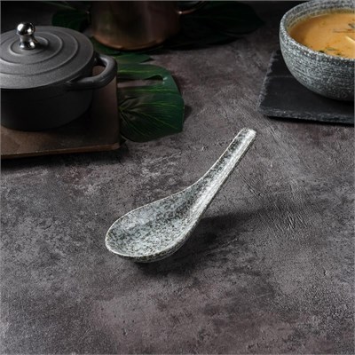 Ложка с покрытием 13*4,5*4,5 см, 20 мл, Glossy Stone Untouched Taiga, P.L. Proff Cuisine 81221915