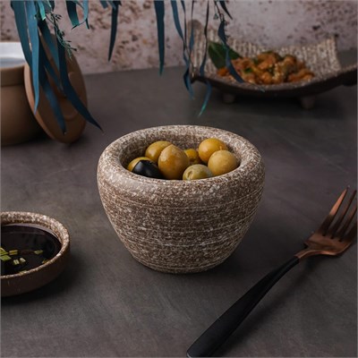 Блюдо для подачи 11,6*7 см, Brown Taiga Untouched, P.L. Proff Cuisine 81221918