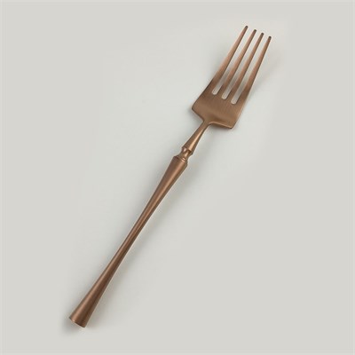 Вилка столовая ,PVD покрытие,медный матовый цвет,серия "1920-Copper"  P.L. 81280018