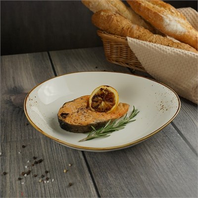 Салатник 1,1л, 28*24 см, h=4,5см, фарфор, серия "Элеганс" "The Sun" P.L. 81229999