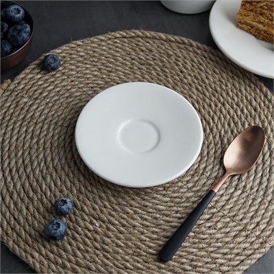 Блюдце д/чайной чашки-81221753,81221754, d=15.5см,фарфор "NOBLE" серия "Simply Plus" 81221756