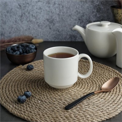 Кружка 250 мл,штабелируемая,фарфор "NOBLE" серия "Simply Plus" 81221757