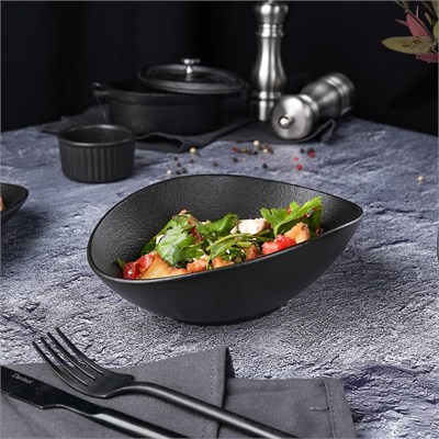 Блюдо для подачи  Black Raw Steller 19*14,5*6,4 см, P.L. Proff Cuisine 81223461