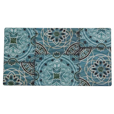 Блюдо,поднос GN 1/3 меламиновый 32.5*17.6см , Damask Blue, P.L. 81290131