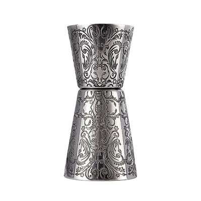 Джиггер "Floral"  20/40 мл, нержавеющая сталь, P.L.- Barbossa 81259250