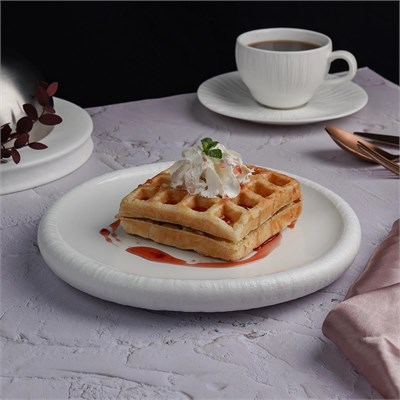 Тарелка мелкая 22,5*3 см,фарфор,серия "White Moon",  P.L. - Proff Cuisine 81222573