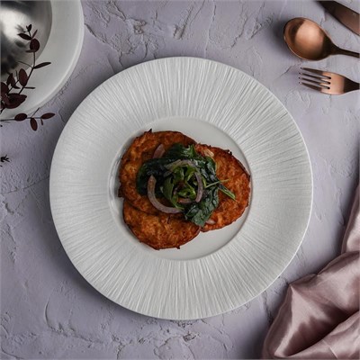 Тарелка мелкая d=28 см, h=2.8см, фарфор,серия " Frost White Moon",  P.L. - Proff Cuisine 81222577