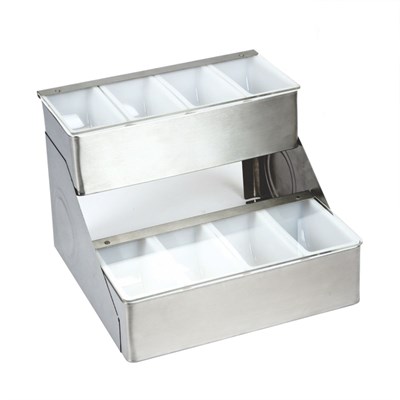 Контейнер для фруктов, металлический корпус, 8 отдел., P.L. - BarWare 81259021