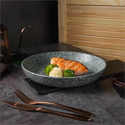 Салатник  с покрытием 26,8*4,6 см, Glossy Stone Untouched Taiga, P.L. Proff Cuisine 81221894