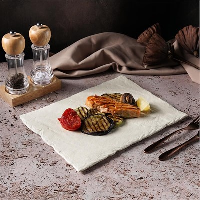 Блюдо прямоугольное для подачи Elephant Ivory 34*24*1 см, P.L. Proff Cuisine 81223459