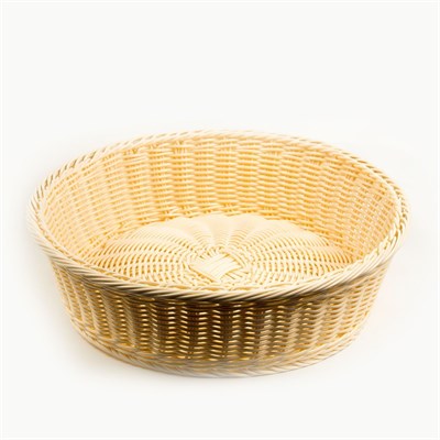 Подставка плетеная для выпечки D40*H11 см, бежевая, P.L. Proff Cuisine 81290025