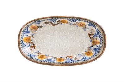 Блюдо овальное 150*85 мм. Ретро Флорал, форма Гурмэ Bonna /1/12/3168/ 79731