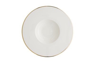 Тарелка для пасты d=300 мм.  360 мл. Золотая линия, форма Нит Bonna /1/6/ 75514
