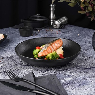 Салатник  Black Raw Stellar 23,5*4,5 см, P.L. Proff Cuisine 81223468