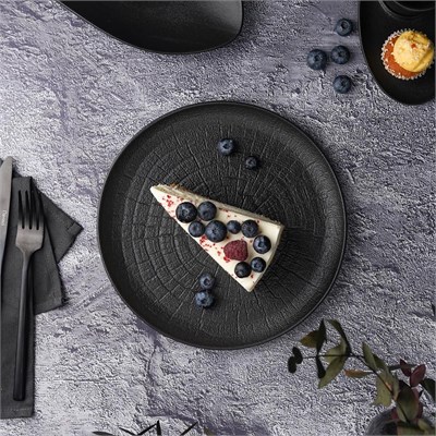 Тарелка  Black Raw Stellar 22,5 см, P.L. Proff Cuisine 81223474